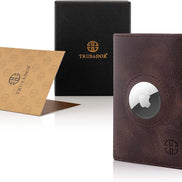 Geldbörse AirTag 'Verona' - Leder-Wallet mit AirTag- & Münzfach
