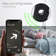 Geldbörse AirTag 'Verona' - Leder-Wallet mit AirTag- & Münzfach