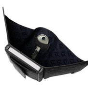 Geldbörse 'Lasse' - Minimalistisches Card Holder Wallet Schwarz – Zertifiziert Vegan aus Premium-Papierleder