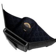 Geldbörse 'Lasse' - Minimalistisches Card Holder Wallet Schwarz – Zertifiziert Vegan aus Premium-Papierleder
