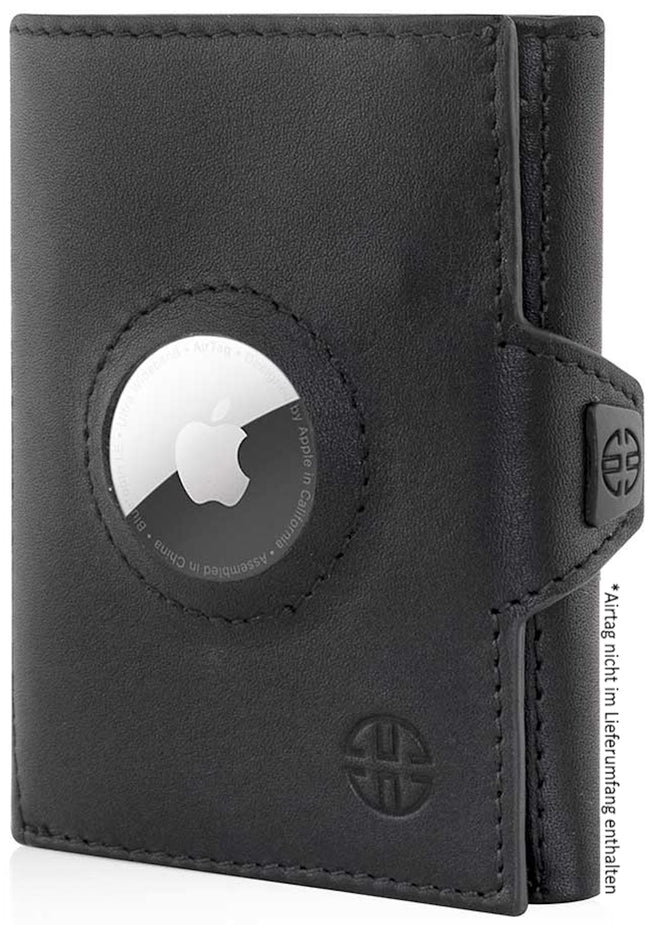 Geldbörse AirTag 'Verona' - Leder-Wallet mit AirTag- & Münzfach