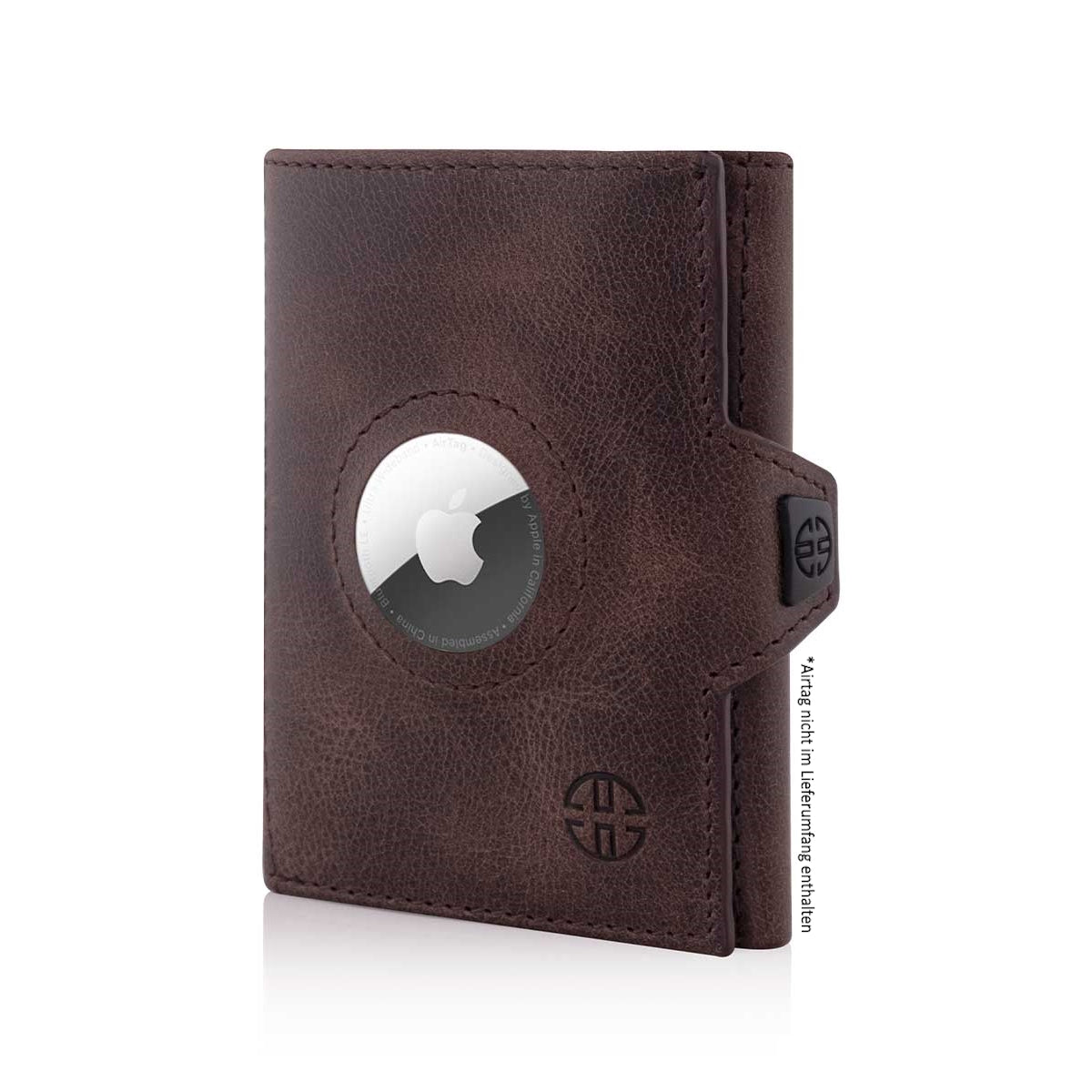 Geldbörse AirTag 'Verona' - Leder-Wallet mit AirTag- & Münzfach