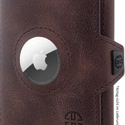 Geldbörse AirTag 'Verona' - Leder-Wallet mit AirTag- & Münzfach