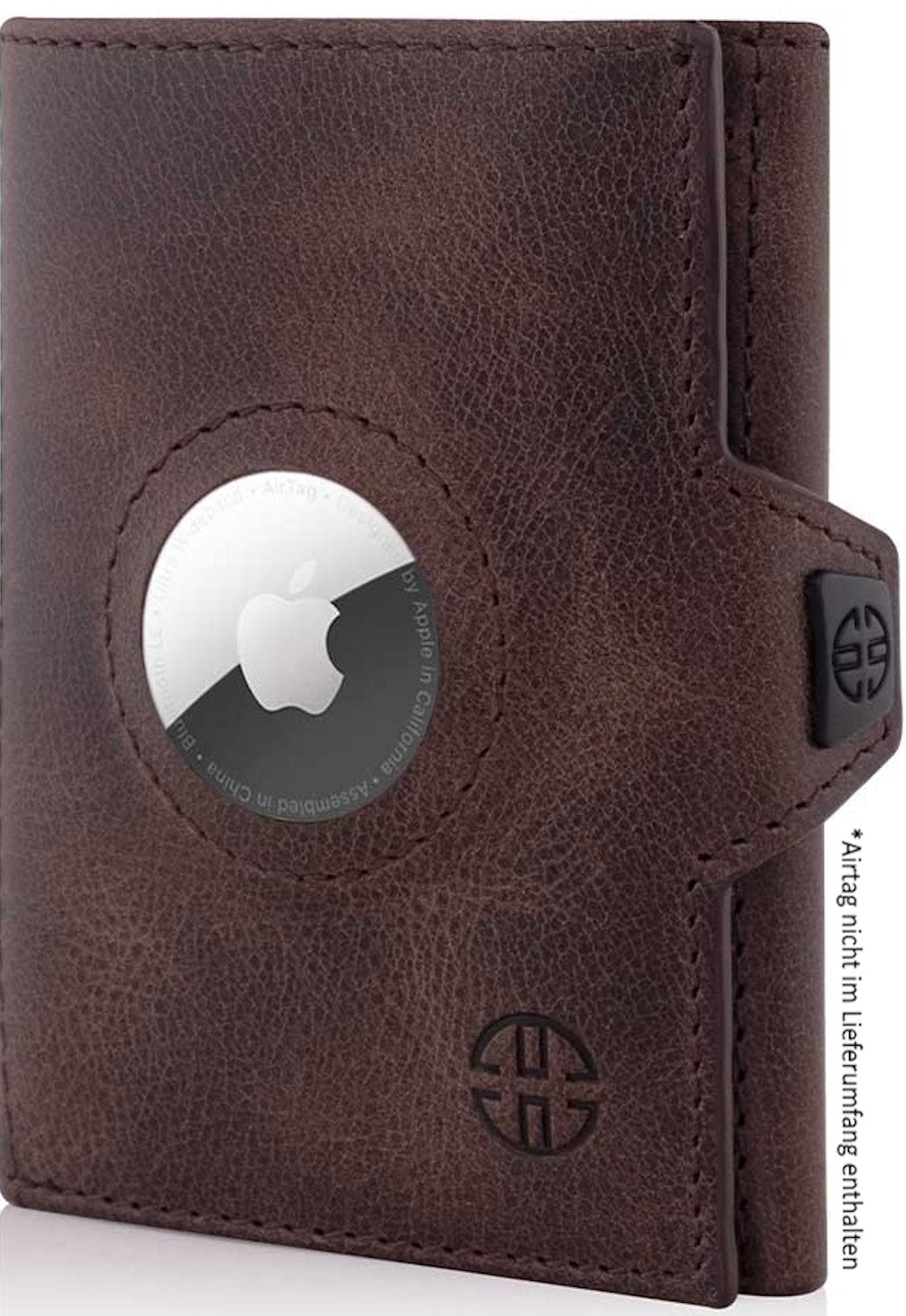 Geldbörse AirTag 'Verona' - Leder-Wallet mit AirTag- & Münzfach