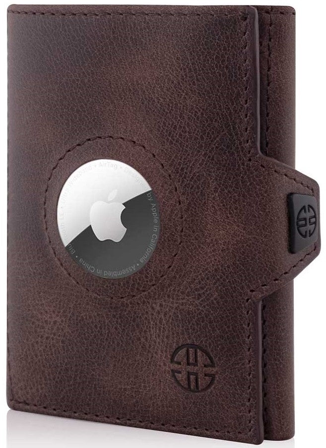 Geldbörse AirTag 'Verona' - Leder-Wallet mit AirTag- & Münzfach