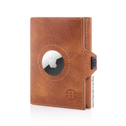 Geldbörse AirTag 'Verona' - Leder-Wallet mit AirTag- & Münzfach